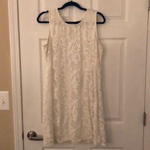 Ronnie Nicole White Lace Dress